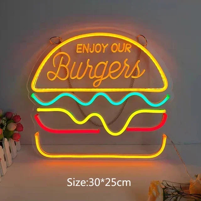 The Neon LED Lights of Fast Food - Radiance Light