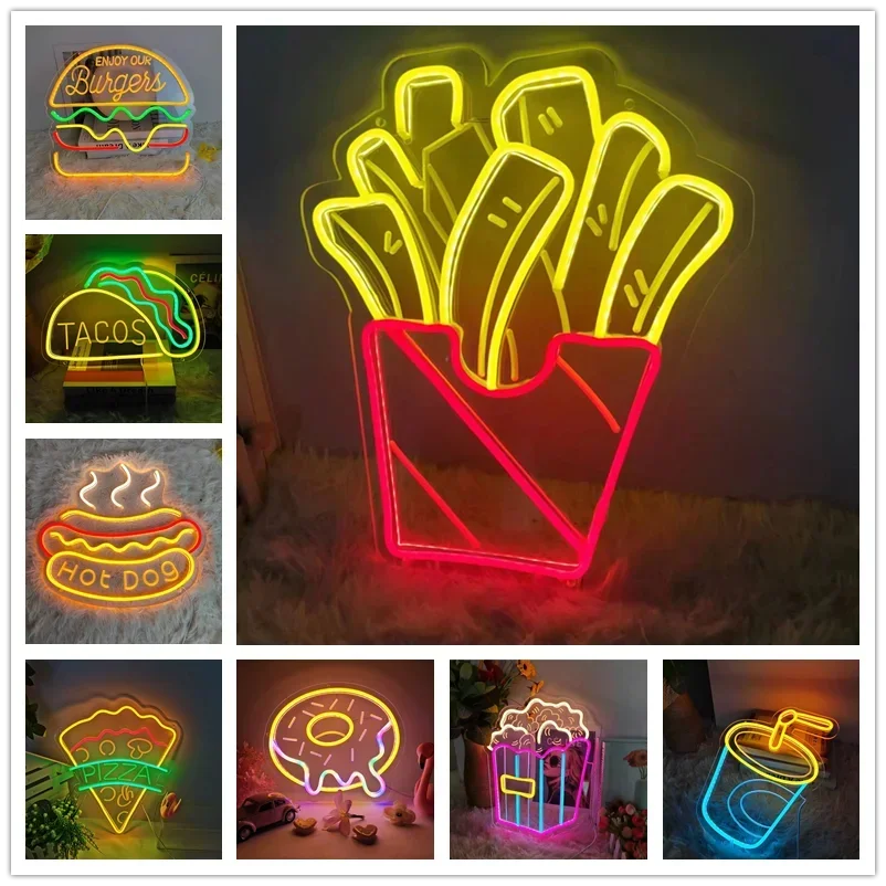 The Neon LED Lights of Fast Food - Radiance Light